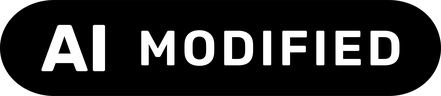 Oficiální EU štítek AI MODIFIED